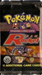 Pokemon Team Rocket 1st Edition Booster Pack - Collage Artwork